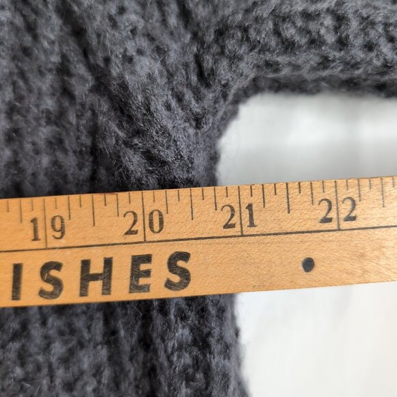 Berretti Women's Gray Knitted Sweater/Cardigan with Side Pockets, Small - Picture 5 of 6